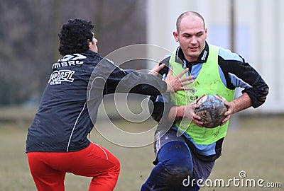 Rugbyâ€™s Albanian national team born in Italy Editorial Stock Photo